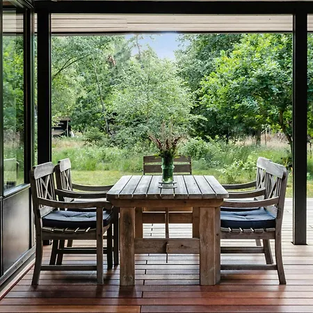 60s Log House With Woodland Vibe